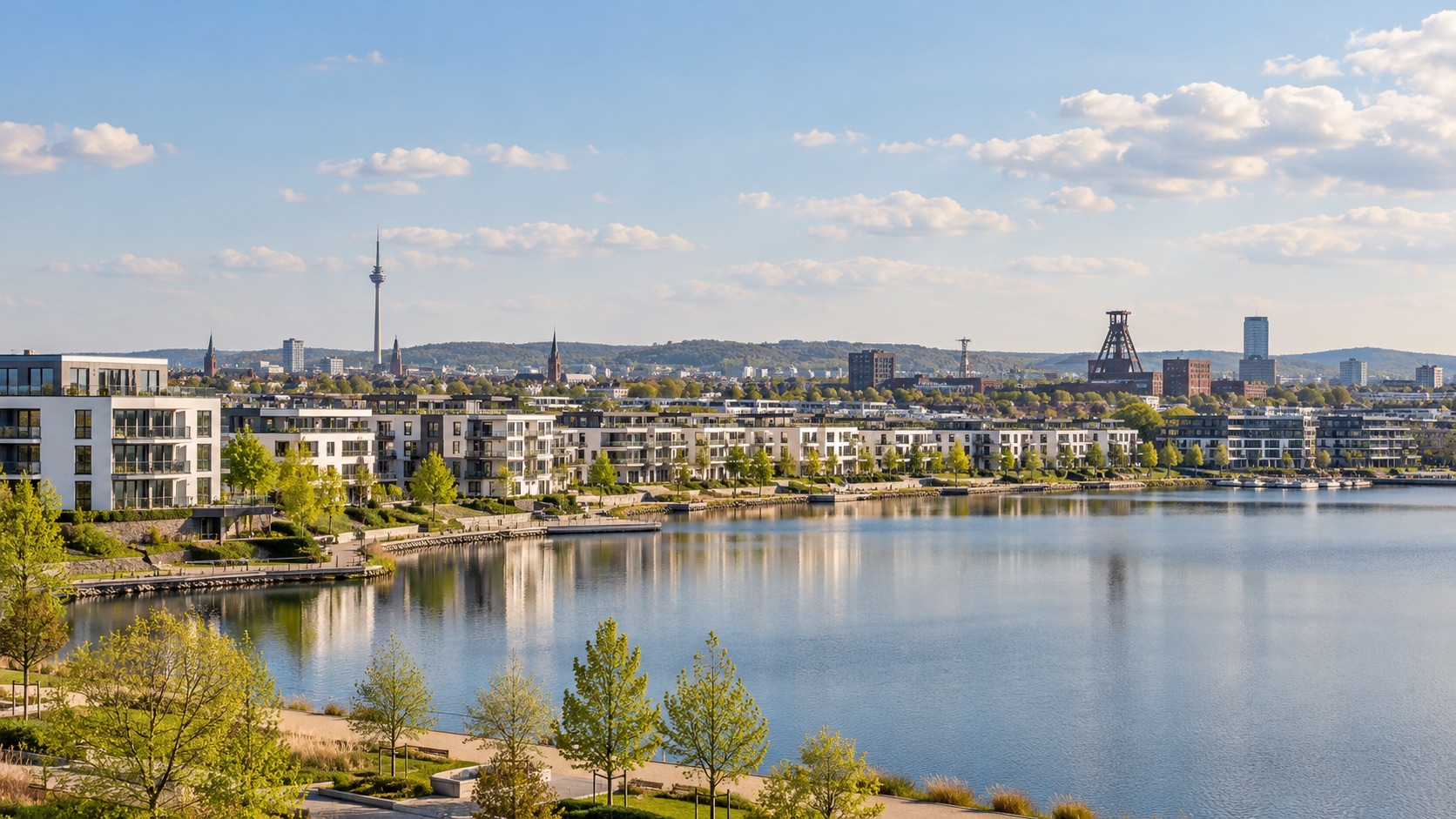 City illustration of Dortmund