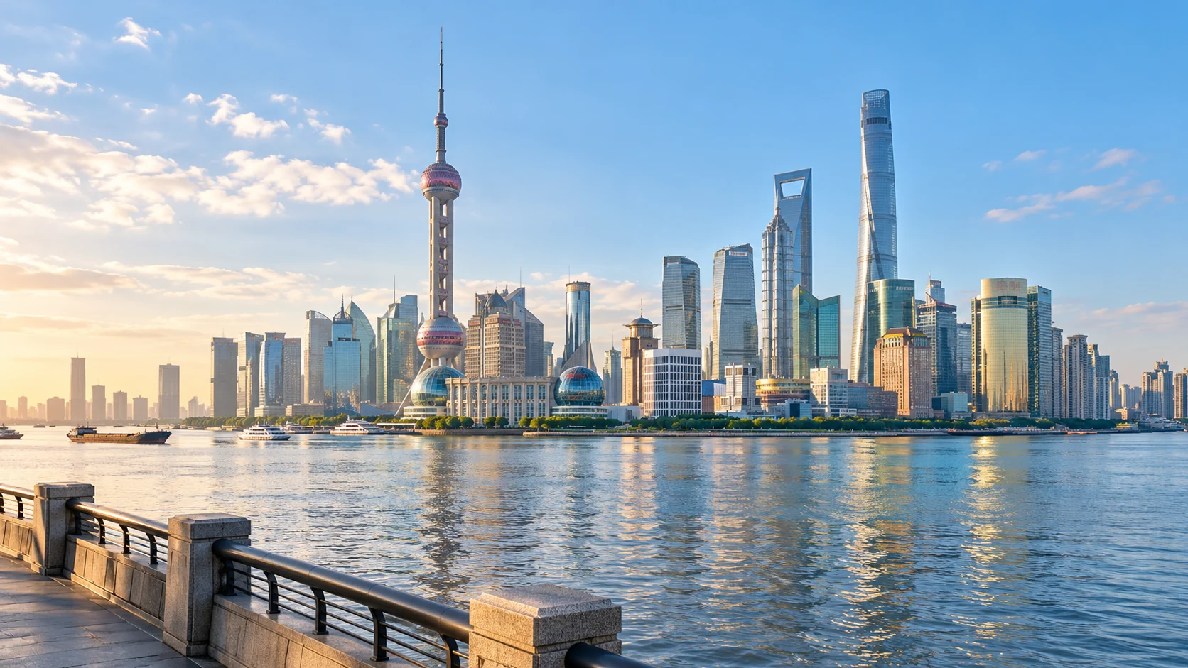 Shanghai city and landscape in China